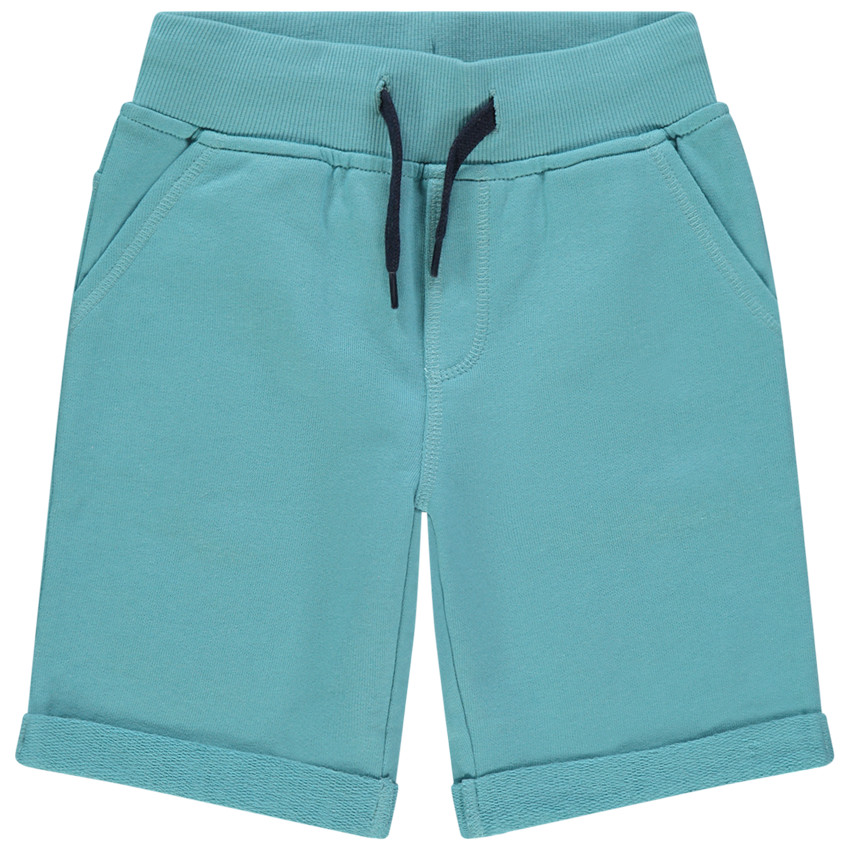 Bermudas de felpa jaspeada. 