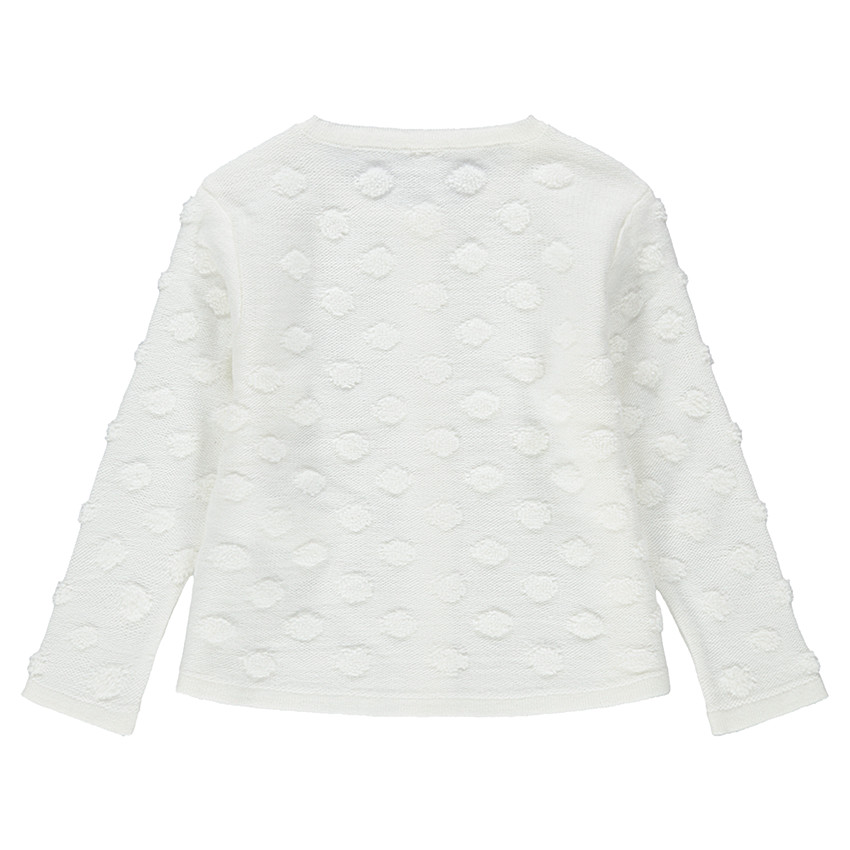 Chaqueta de punto con lunares con relieve  Additional Chaqueta de punto con lunares con relieve