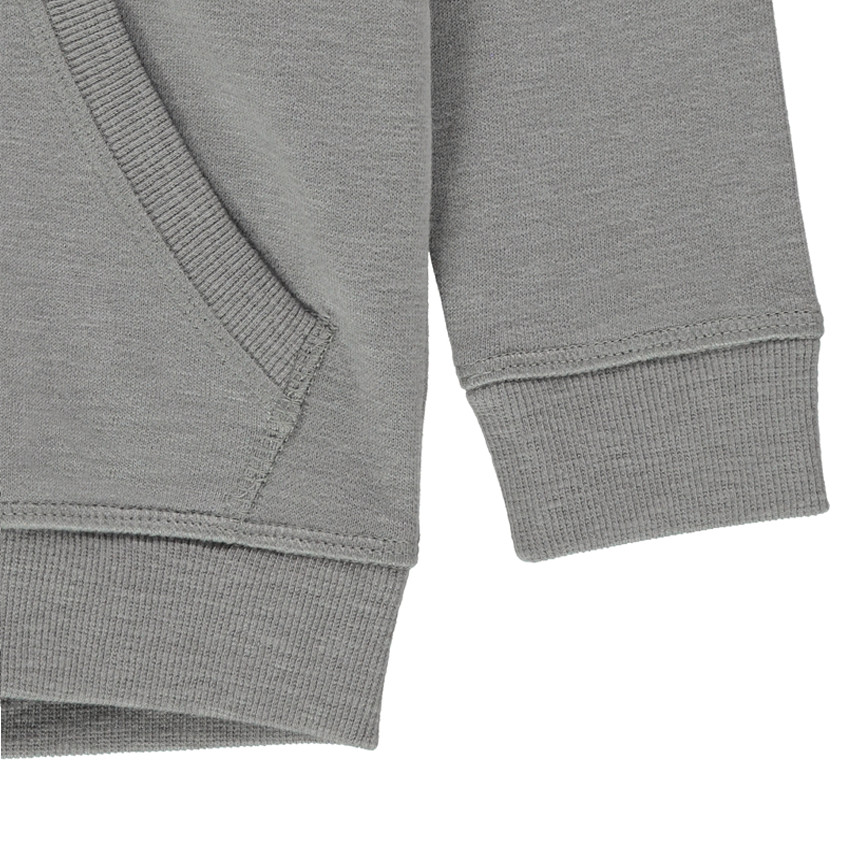 Chaqueta de felpa con capucha con cremallera 