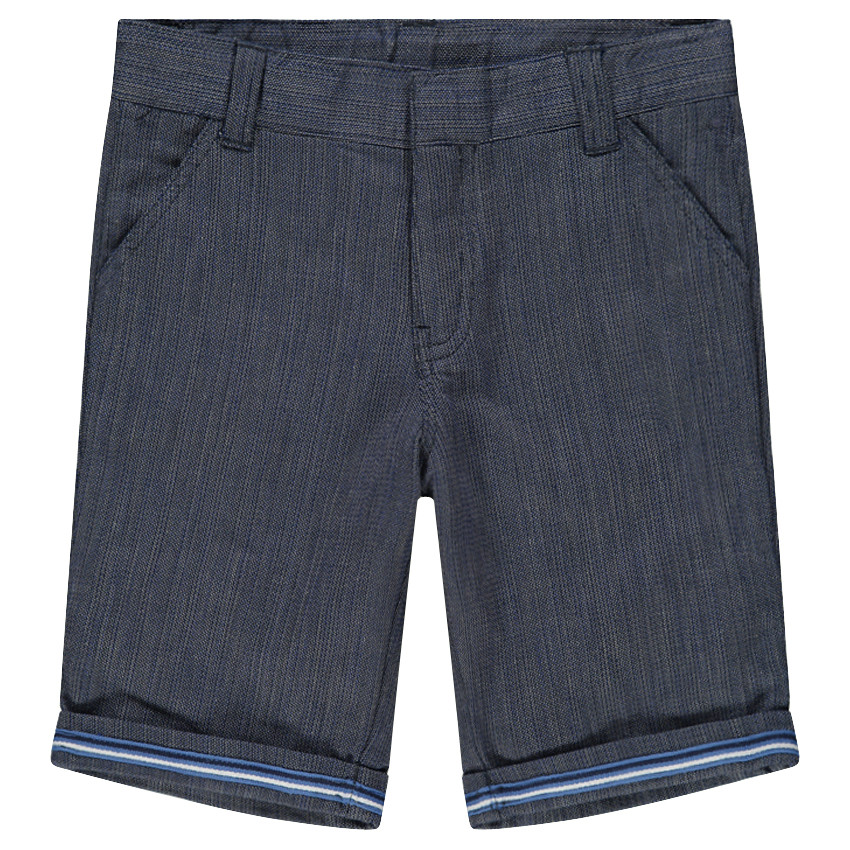 Bermudas jaspeadas con bolsillos italianos 
