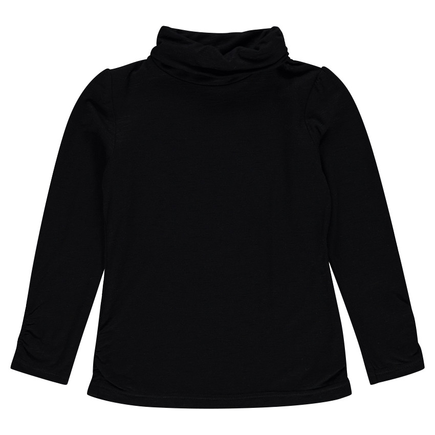 Sous-pull en jersey slub à col roulé 