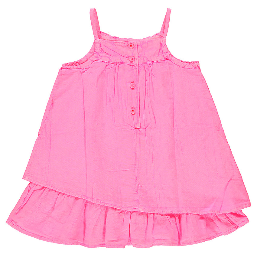 Robe volantée fluo 