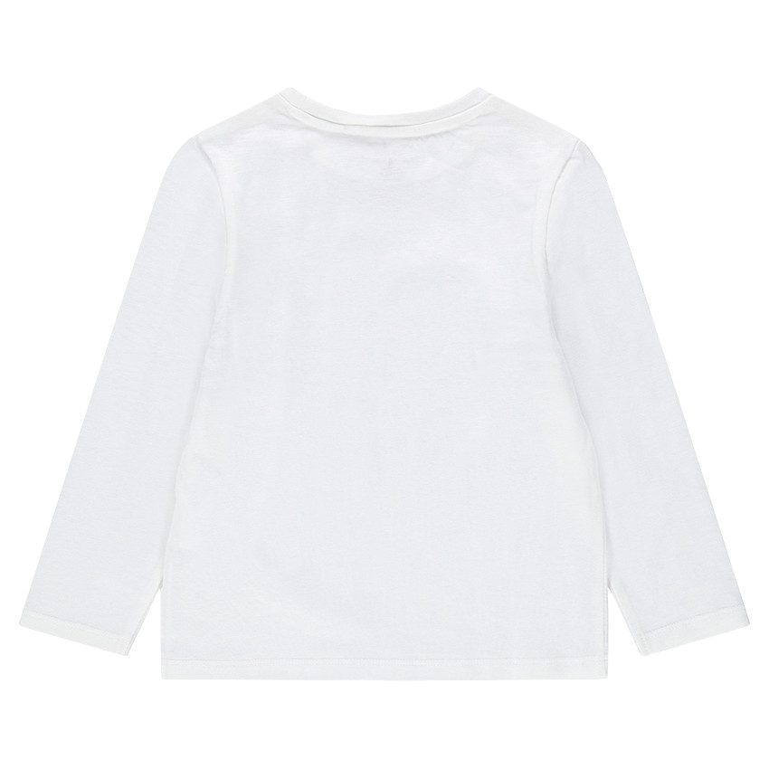 Camiseta de punto de manga larga con estampado de fantasía 