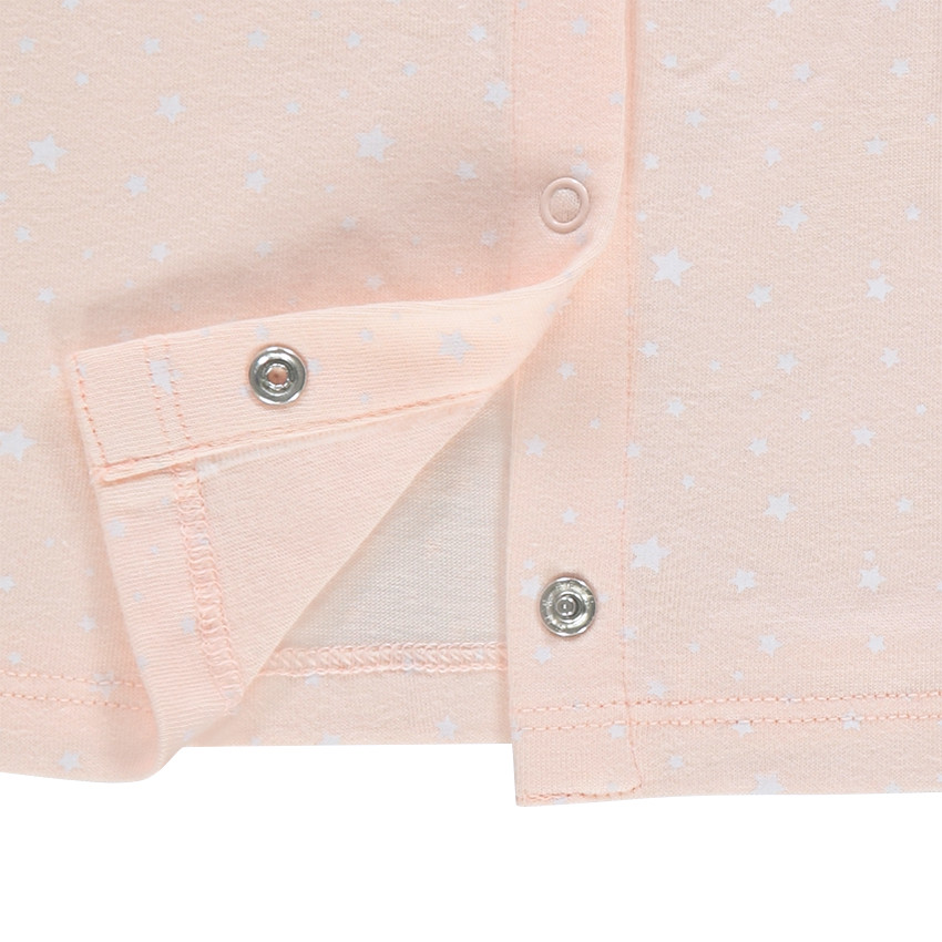 Conjunto vestido sin mangas y camiseta con estampado ©Smiley Baby 