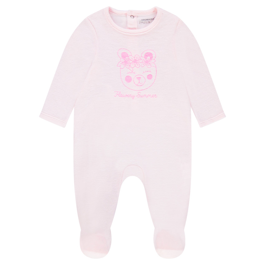 Pijama de terciopelo con osito estampado  Additional Pijama de terciopelo con osito estampado
