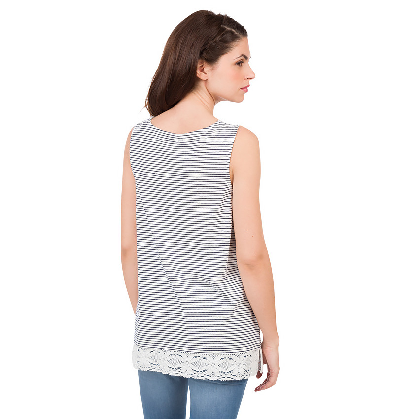 Camiseta de premamá de rayas 