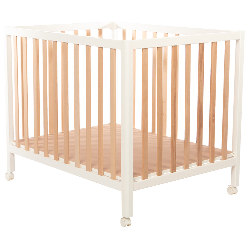 Parc en bois Tommy - Blanc 