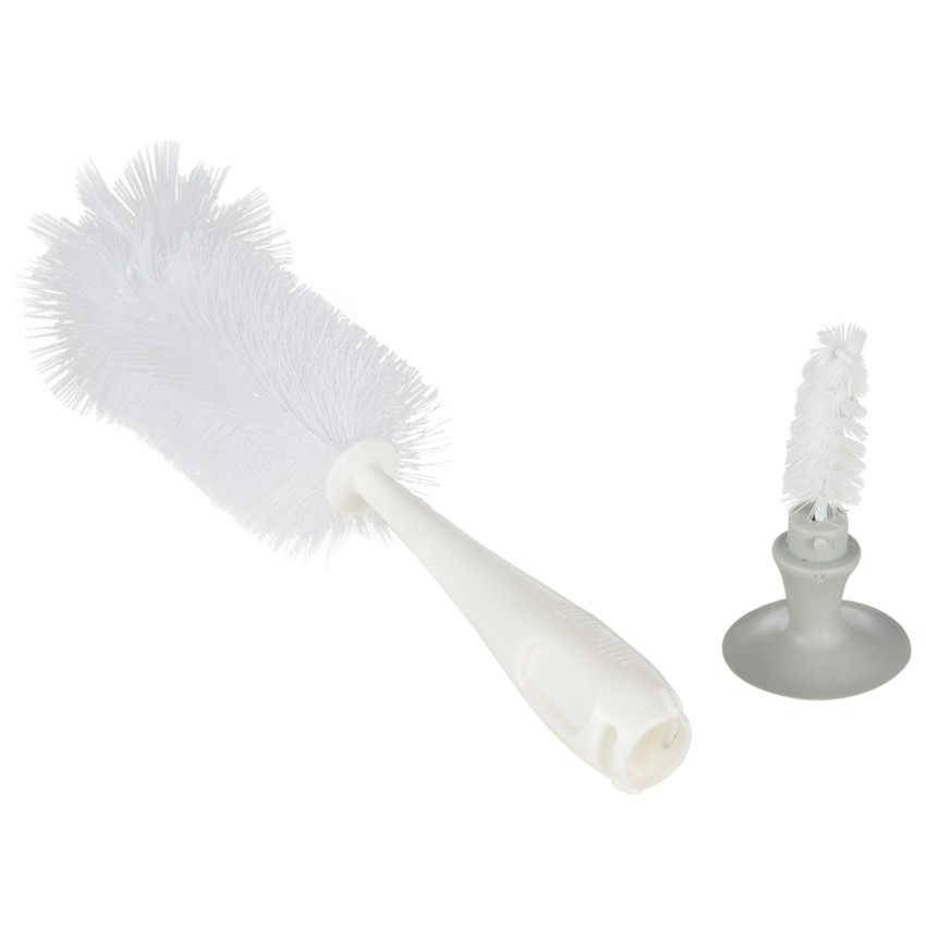 Cepillo limpia biberón con ventosa Mix'N'Match - Gris 