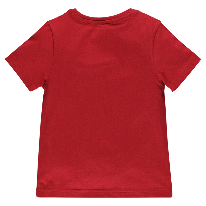 Tee-shirt manches courtes avec print casque sur le devant 