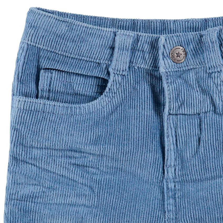 Pantalón de terciopelo de milrayas con bolsillos 