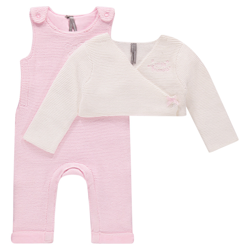 Conjunto de peto y torera de punto 