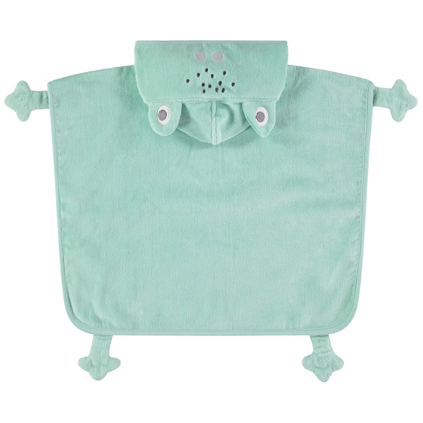 Poncho de baño grenouille à capuche 