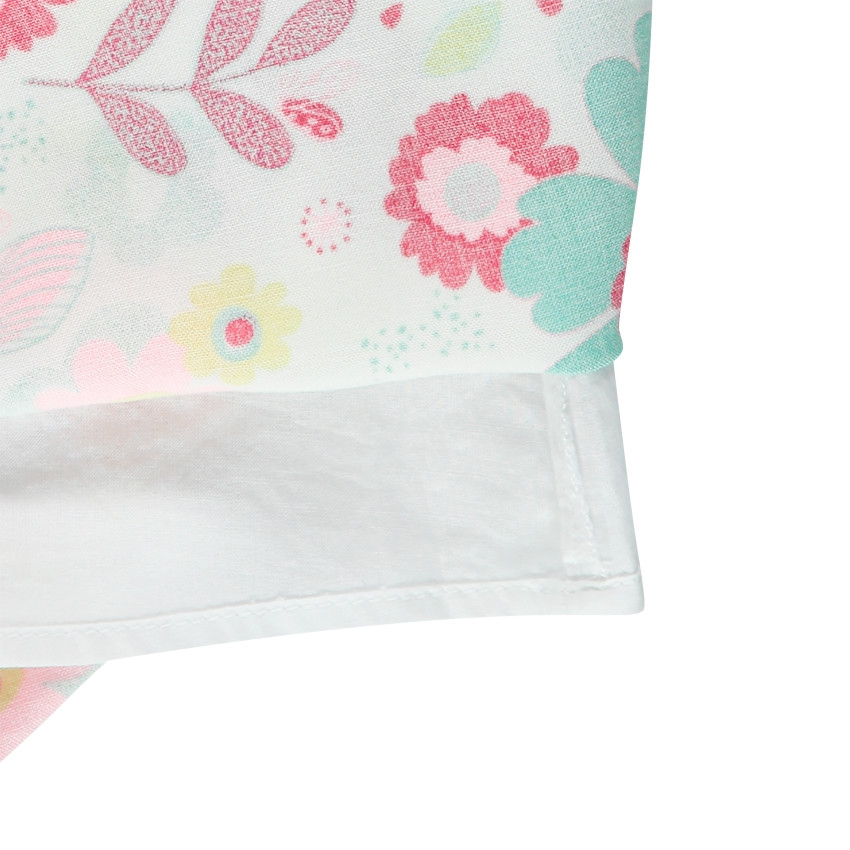 Vestido de volantes con estampado de flores all-over  Additional Vestido de volantes con estampado de flores all-over