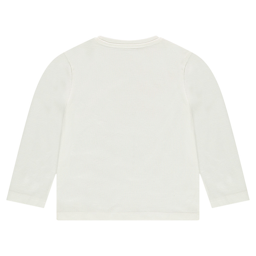 Camiseta de punto de manga larga con estampado de fantasía 