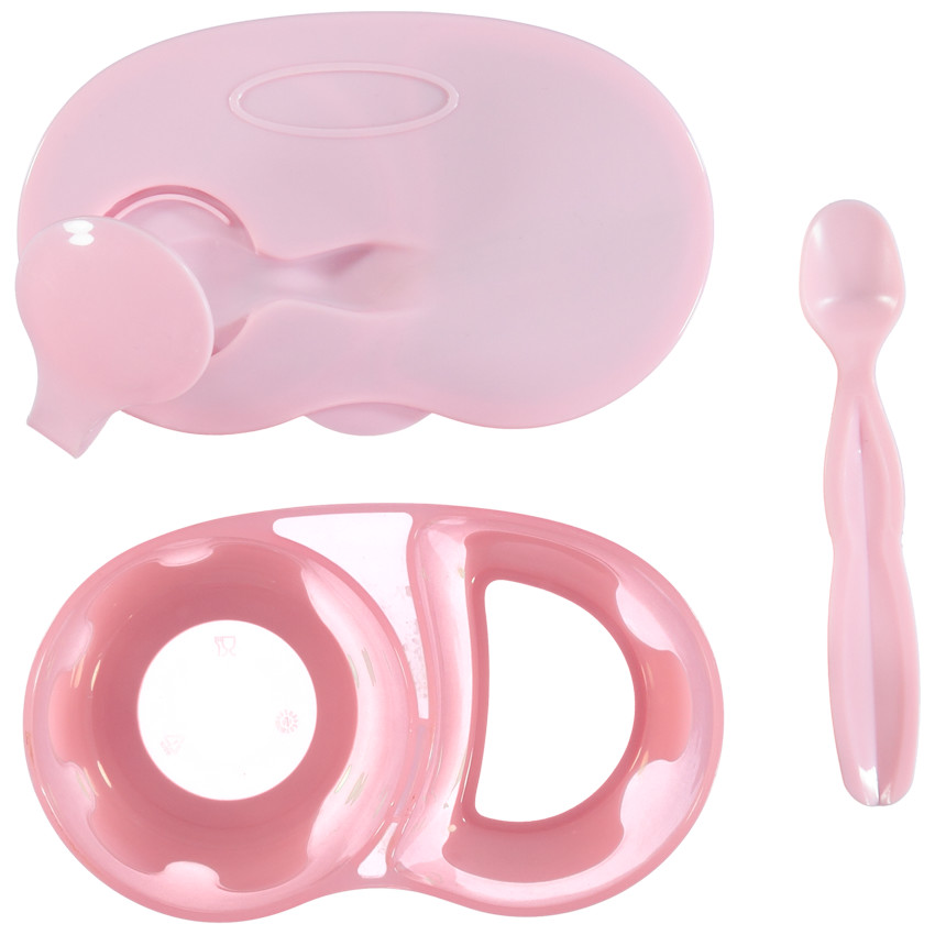 Conjunto para comer de promenade Mix'N'Match - Rosa 