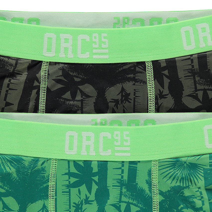 Júnior - Juego de 2 bóxers con dibujo vegetal all over 