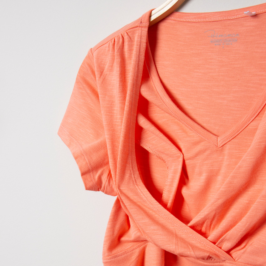 camiseta mangas cortas de embarazo y lactancia 