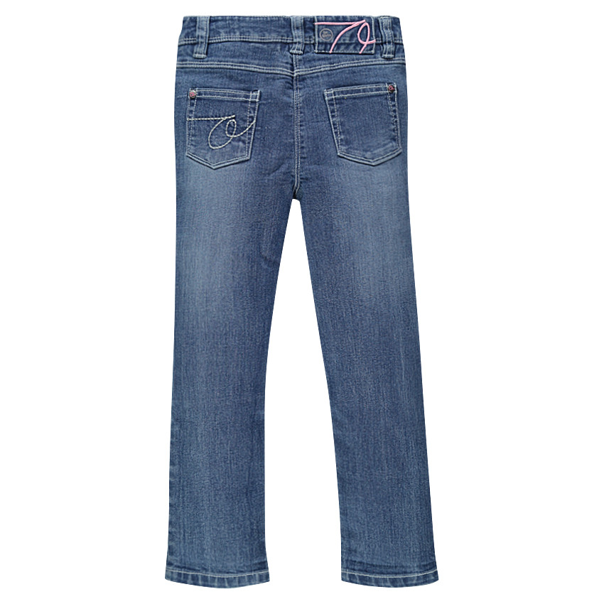 Jeans slim efecto usado 