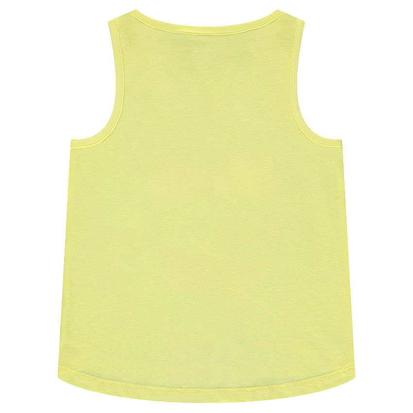 Camiseta sin mangas de punto slub con estampado vegetal por delante  Additional Camiseta sin mangas de punto slub con estampado vegetal por delante