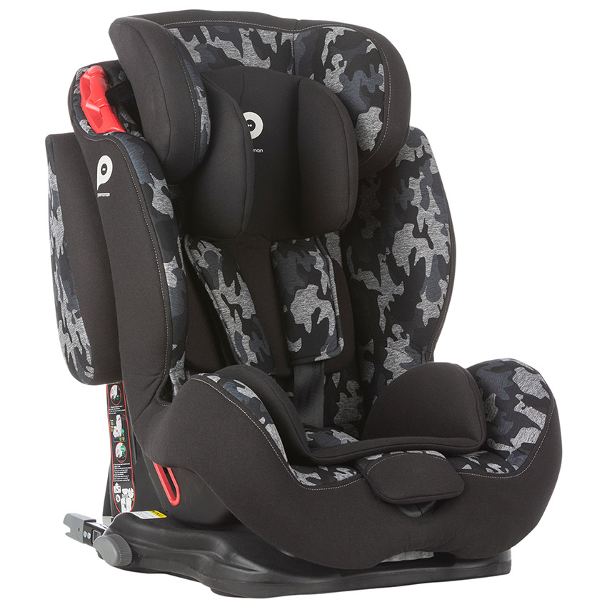 Silla de auto isofix Pepper grupo 1/2/3 - Camuflaje 