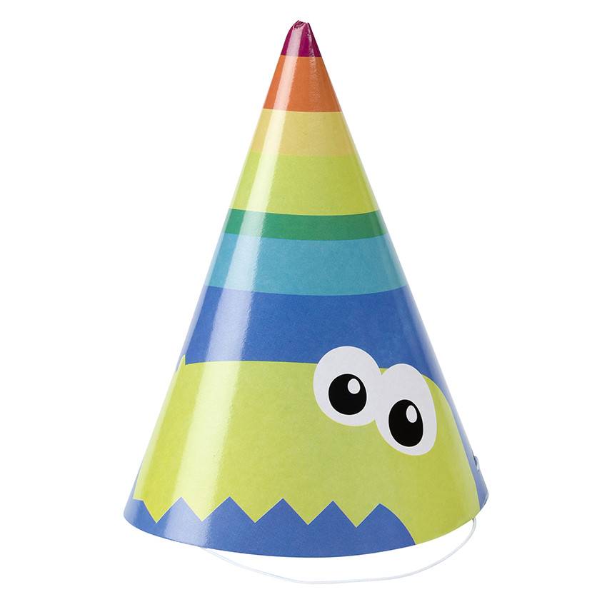 Juego de 10 sombreros de cartón para cumpleaños con motivo de Dragón 