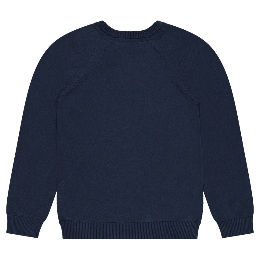 Júnior - Jersey de punto otomano con cuello de estilo tunecino 