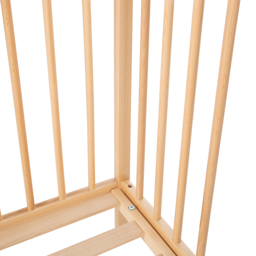 Cuna de madera 60x120cm - Barnizado 