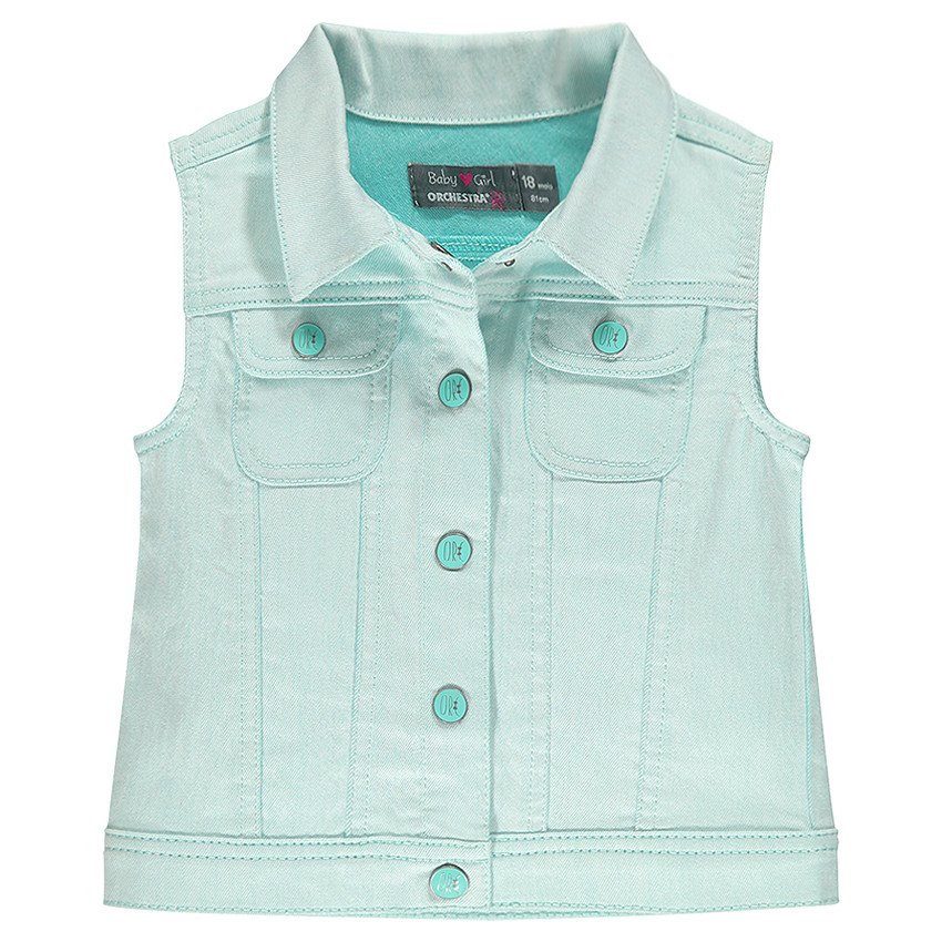 Chaqueta sin mangas de Twill fluo 