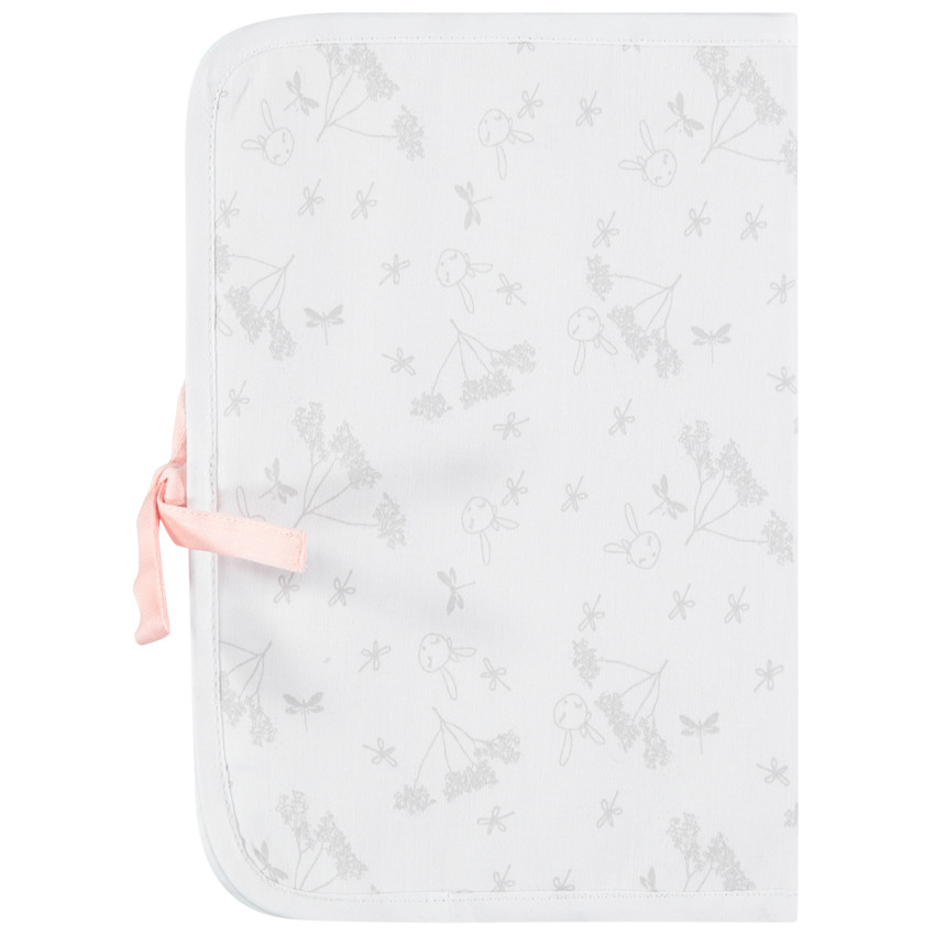 Protector cartilla de salud estampado conejito all-over 