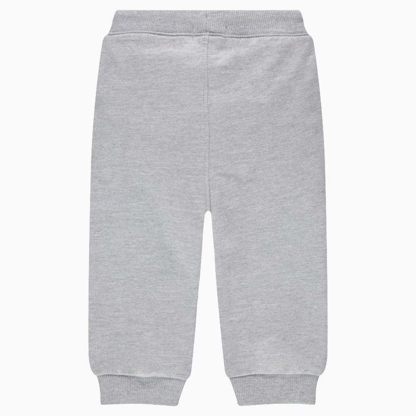 Pantalón de chándal de felpa gris jaspeada  Additional Pantalón de chándal de felpa gris jaspeada