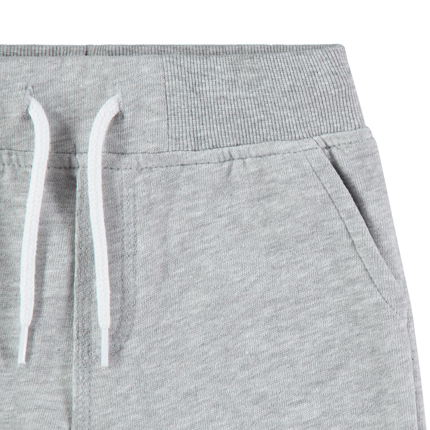 Pantalón de chándal de felpa jaspeada 