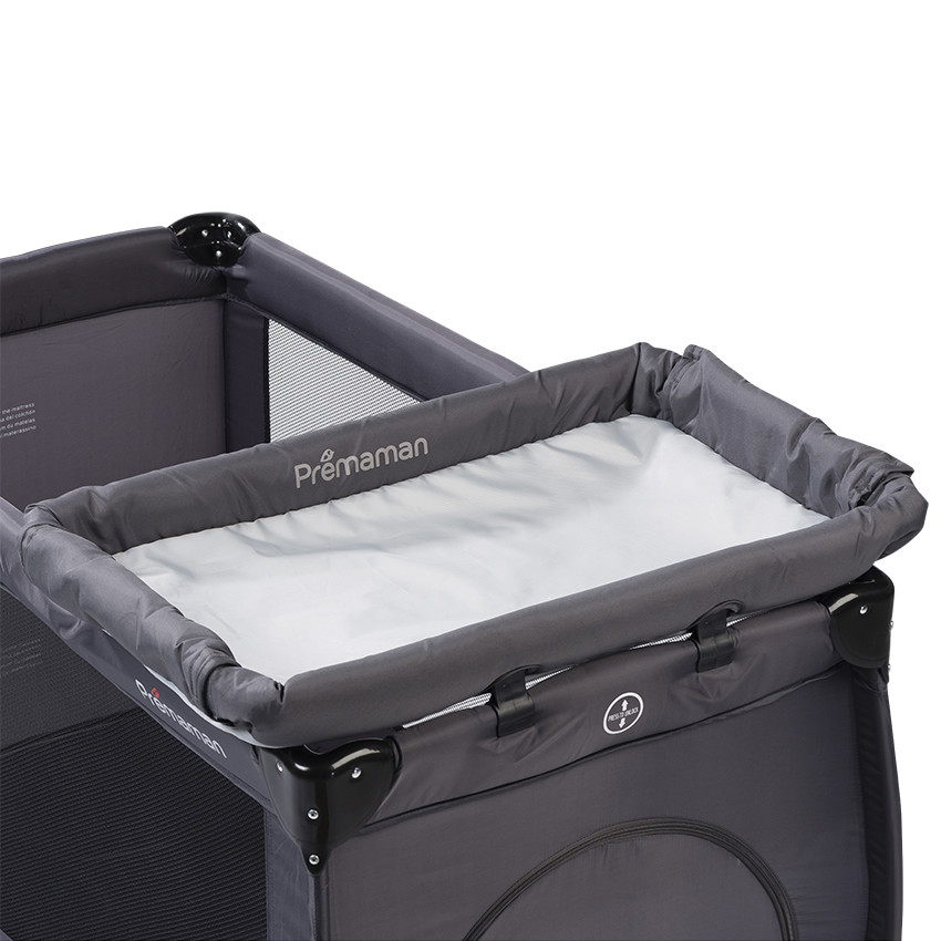 Cuna de viaje Top - Antracito 