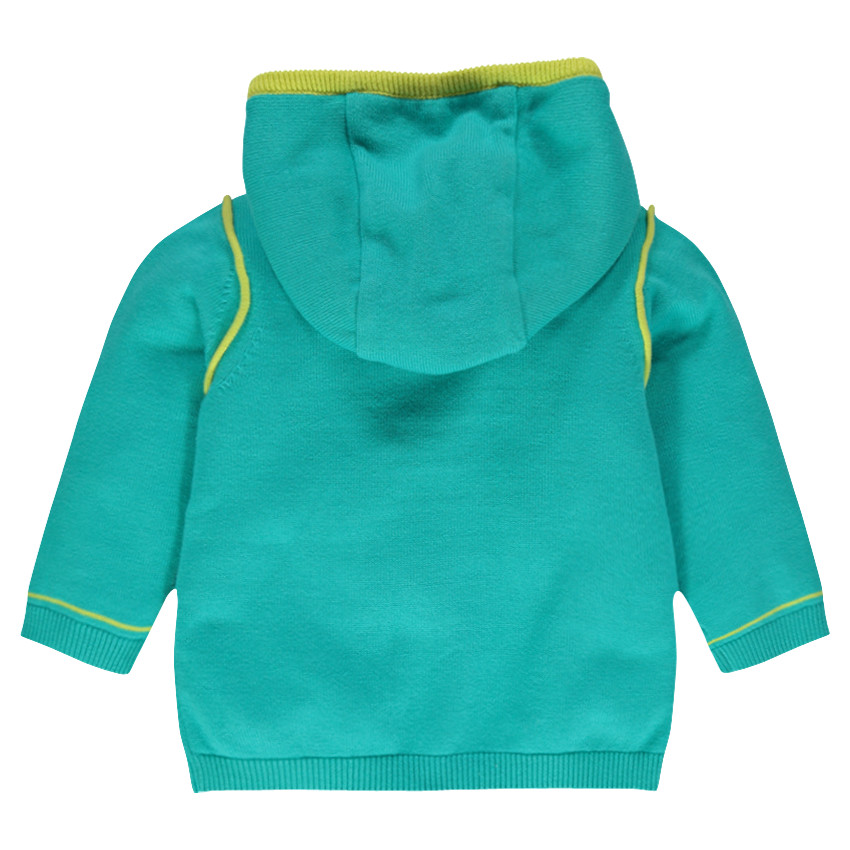 Chaqueta con capucha con parche de ancla 