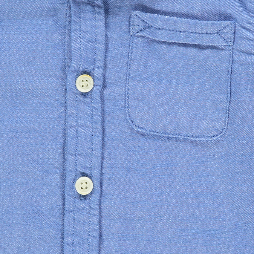 Camisa manga larga de algodón con bolsillo  Additional Camisa manga larga de algodón con bolsillo
