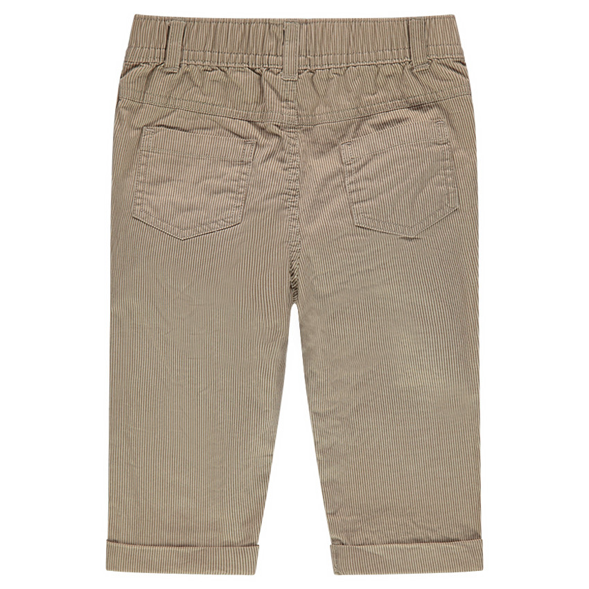 Pantalón de pana con parches de animales 