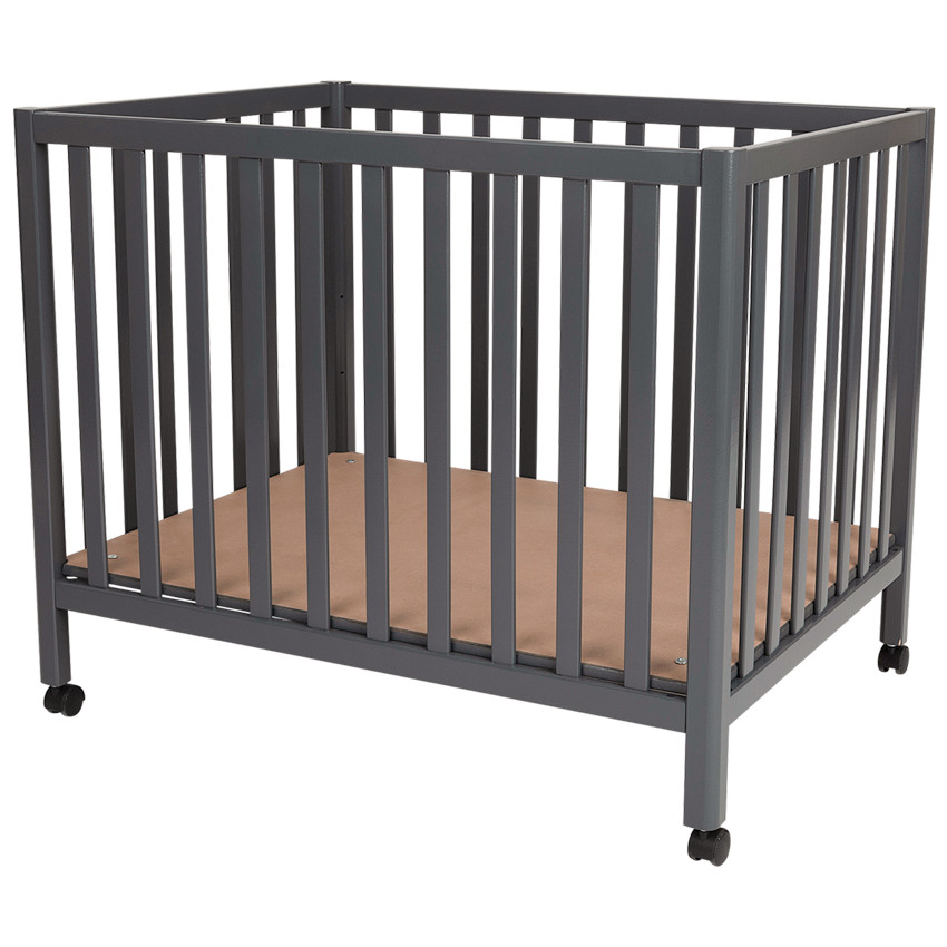 Parc en bois Tommy - Anthracite 