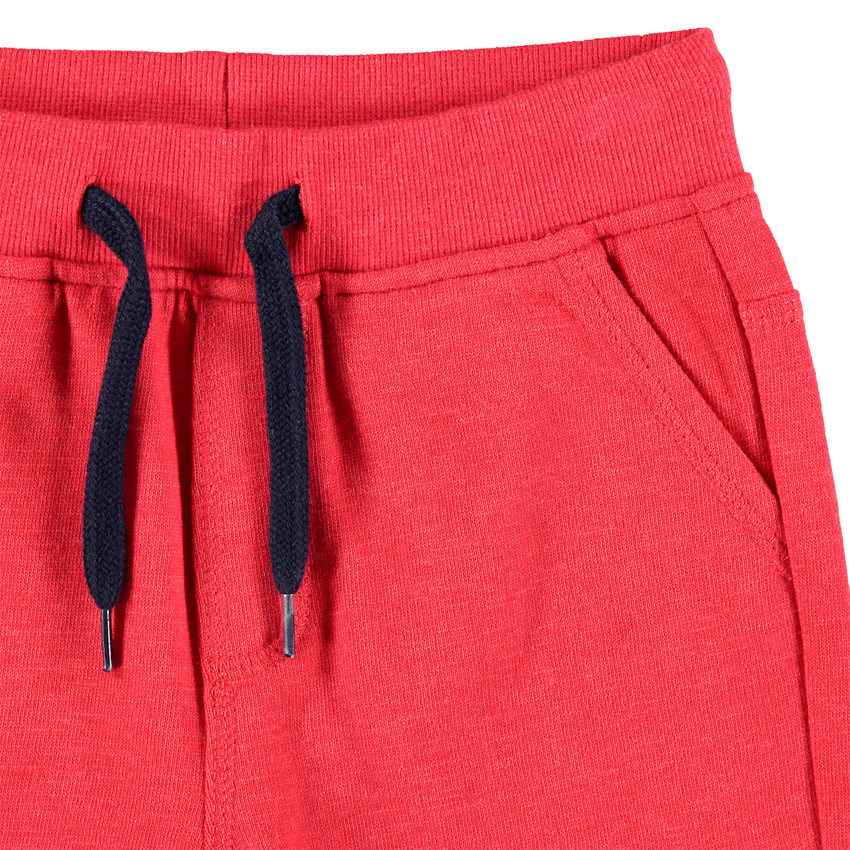 Bermudas de felpa jaspeada. 