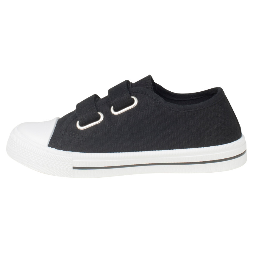 Zapatillas bajas de tela con velcro del 20 al 23 