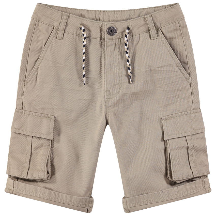 Júnior - Bermudas de algodón de fantasía con bolsillos estilo cargo 