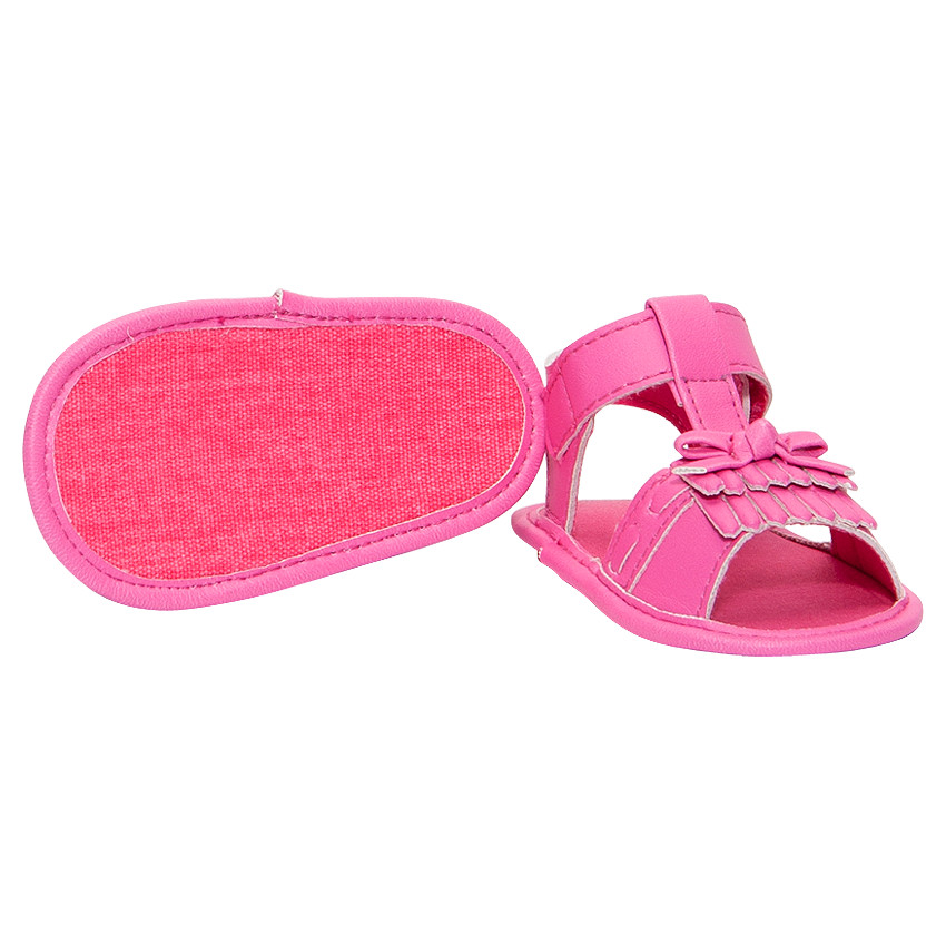 Sandalias rosa fosforescente  