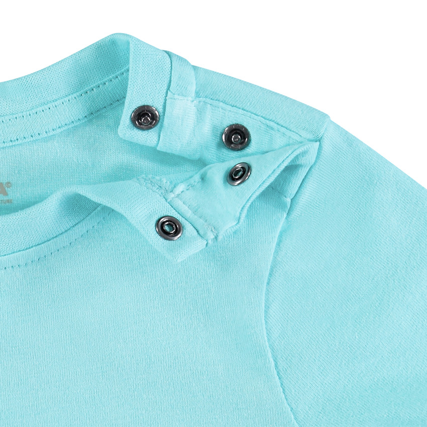 Lot de 3 t-shirts manches manches courtes unis en coton bio 