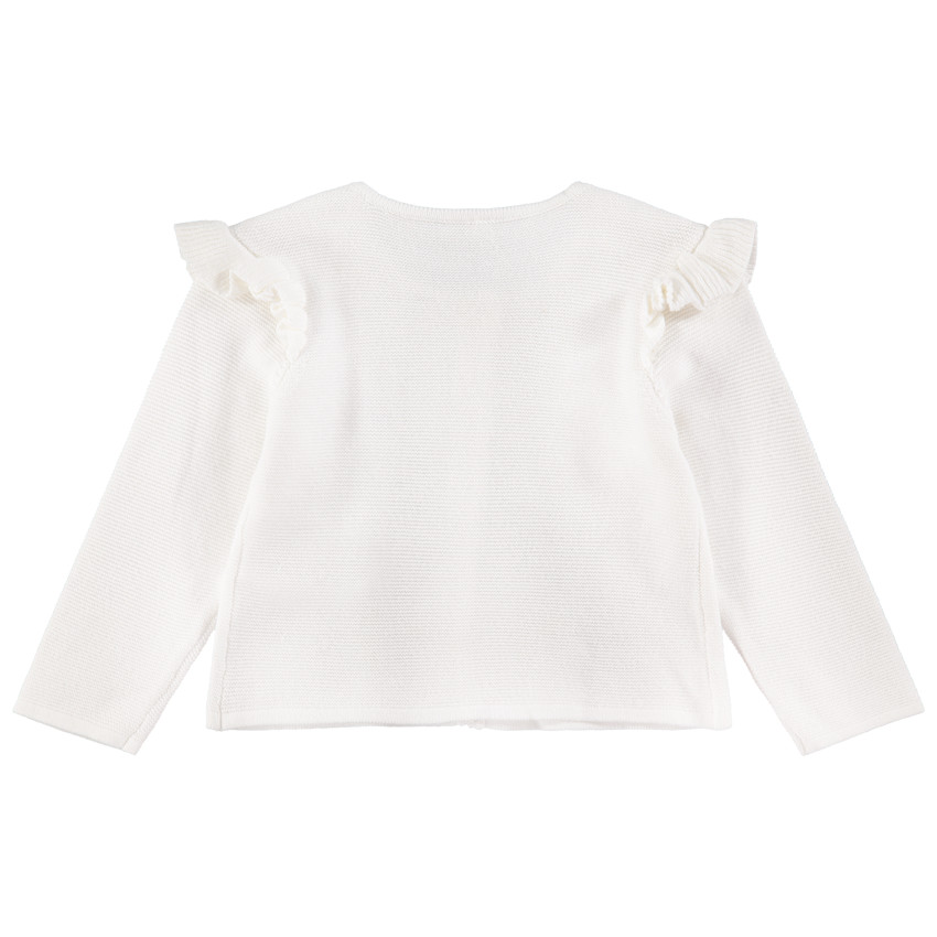 Chaqueta de punto con mangas con volantes  Additional Chaqueta de punto con mangas con volantes