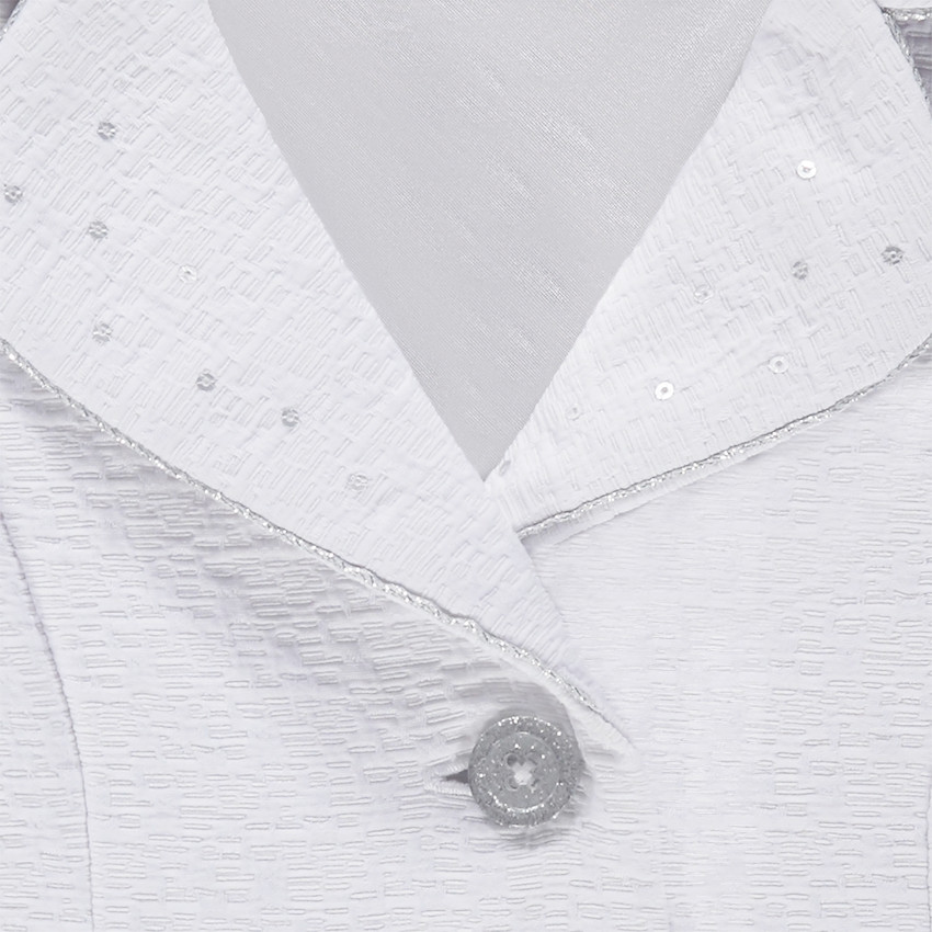Chaqueta de jácquard con forro satinado 