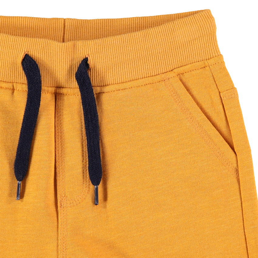 Bermudas de felpa jaspeada. 