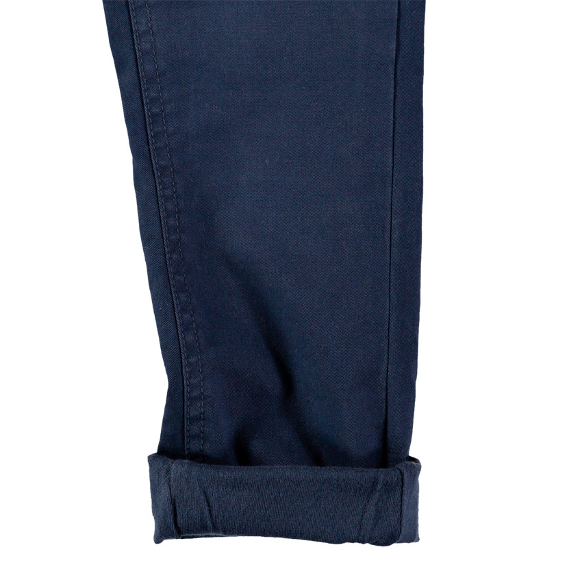 Pantalón de algodón de efecto teñido y arrugado con tirantes de rayas desmontables 